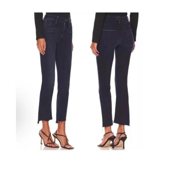 MOther Denim Insider Crop Step Fray Night in Paris Women's Jeans Size 26 $248 - Picture 2 of 14